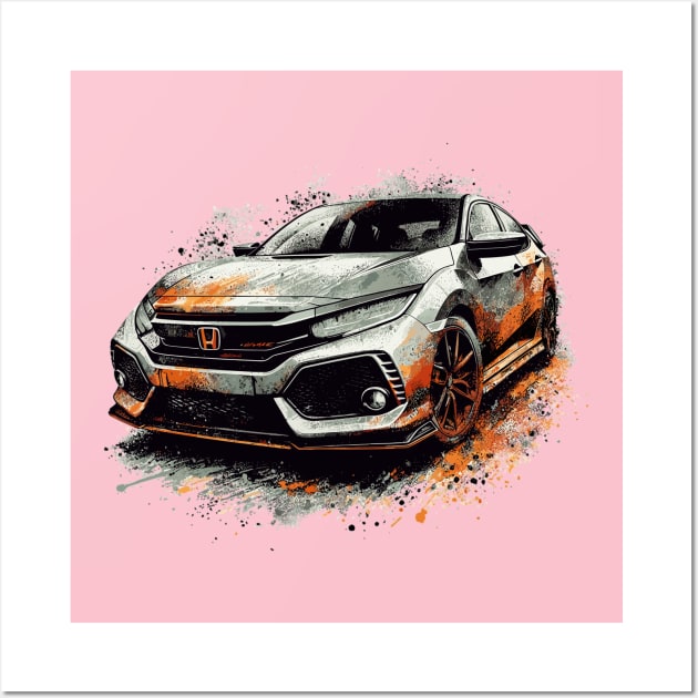 Honda Civic Wall Art by Vehicles-Art